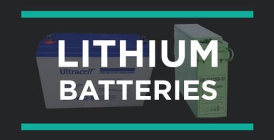 Lithium batteries camper
