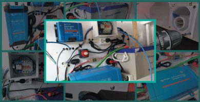 220V electrical installation in camper van