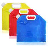 Pack 3 bolsas plegables para agua de 5 litros